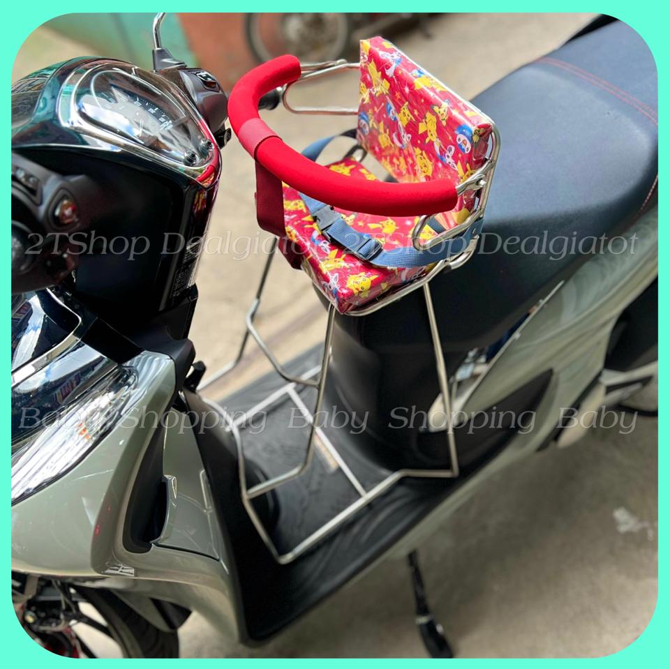 Ghế Ngồi Xe Máy Cho Bé Dưới 2 Tuổi Có Tựa Lưng - Dành Cho Xe SH Mode, Janus-duoc-ban-tai-2TShop.Dealgiatot