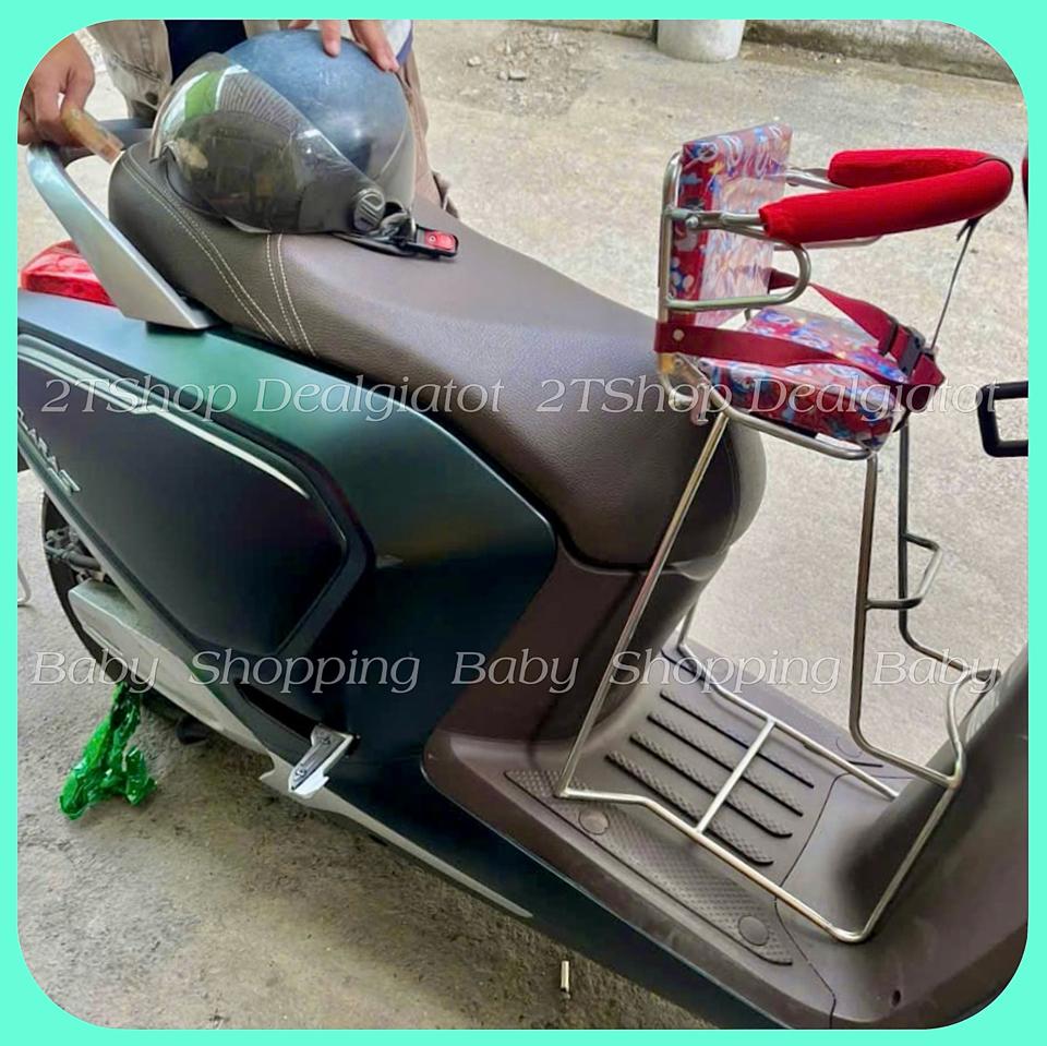 Ghế Ngồi Xe Máy Cho Bé Dưới 2 Tuổi - Dành Cho Xe Máy Điện FELIZ VINFAST, KLARA, EVO-duoc-ban-tai-2TShop.Dealgiatot