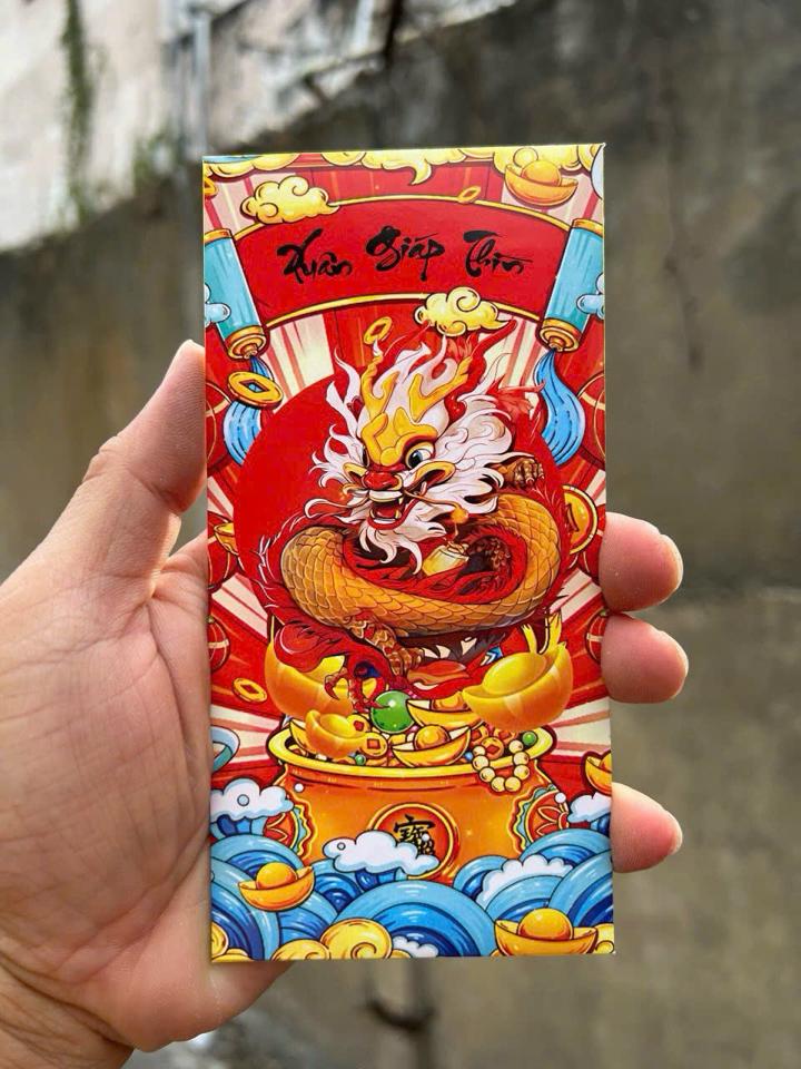 Bao Lì Xì Tết 2024 Xuân Giáp Thìn - Combo 100 Cái-duoc-ban-tai-2TShop.Dealgiatot