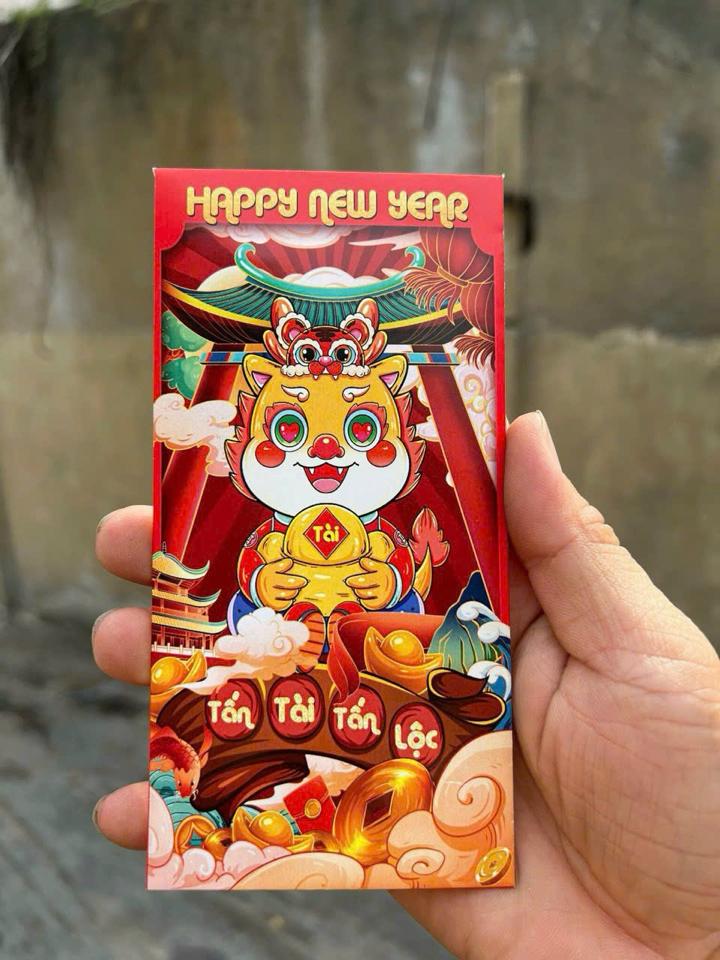 Bao Lì Xì Tết 2024 Xuân Giáp Thìn - Combo 100 Cái-duoc-ban-tai-2TShop.Dealgiatot