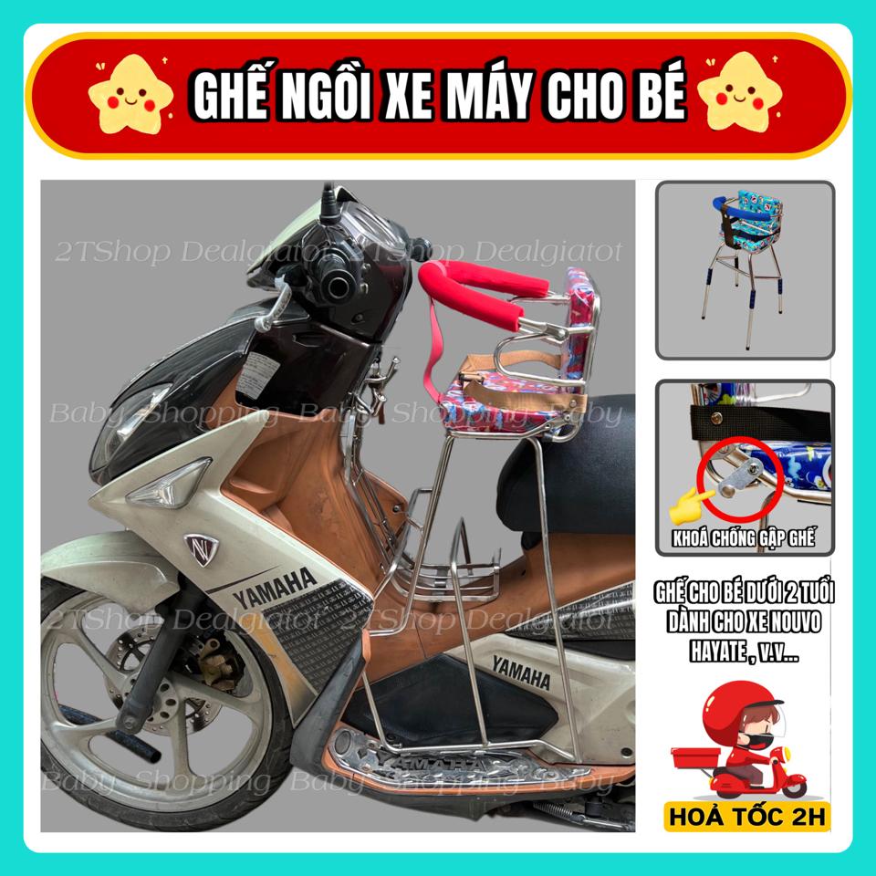 Ghế Ngồi Xe Máy Cho Bé Dưới 2 Tuổi Có Tựa Lưng - Dành Cho Xe Nouvo, Hayate Sao chép-duoc-ban-tai-2TShop.Dealgiatot