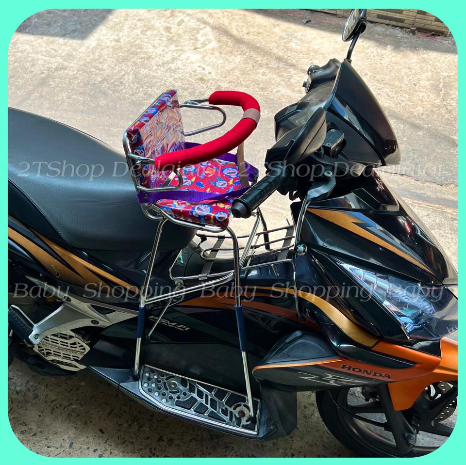 Ghế Ngồi Xe Máy Cho Bé Dưới 2 Tuổi Có Tựa Lưng - Dành Cho Xe AirBlade(AB), PCX, NVX-duoc-ban-tai-2TShop.Dealgiatot