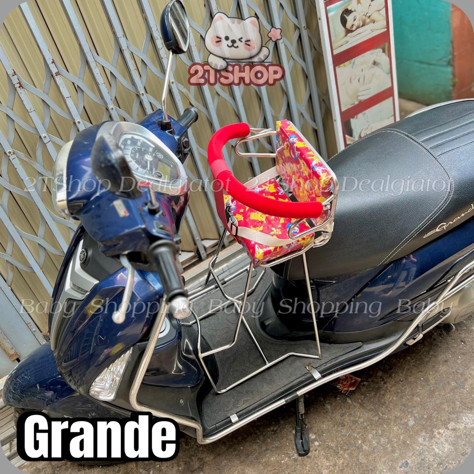 Ghế Ngồi Xe Máy Cho Bé Dưới 2 Tuổi Có Tựa Lưng - Dành Cho Xe Grande, Liberty, Latte, Venus Sao chép-duoc-ban-tai-2TShop.Dealgiatot