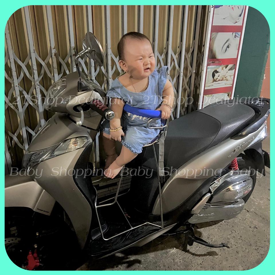 Ghế Ngồi Xe Máy Cho Bé Dưới 2 Tuổi Có Tựa Lưng - Dành Cho Xe SH Mode, Janus-duoc-ban-tai-2TShop.Dealgiatot