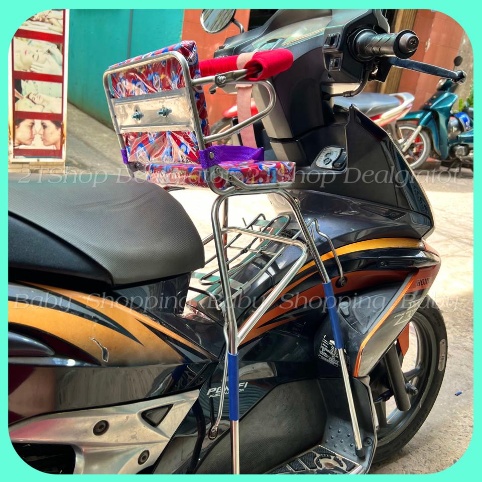 Ghế Ngồi Xe Máy Cho Bé Dưới 2 Tuổi Có Tựa Lưng - Dành Cho Xe AirBlade(AB), PCX, NVX-duoc-ban-tai-2TShop.Dealgiatot