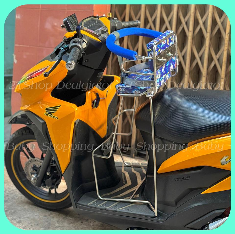 Ghế Ngồi Xe Máy Cho Bé Dưới 2 Tuổi Có Tựa Lưng - Dành Cho Xe Vario, Luvias, Click, Click Thái, Freego, Fino-duoc-ban-tai-2TShop.Dealgiatot