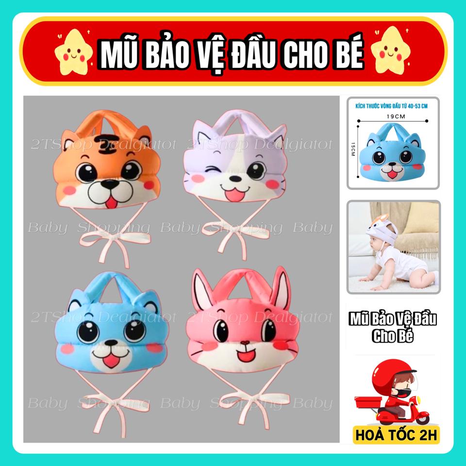 Mũ bảo vệ đầu cho bé, mũ chống ngã, chống va chạm in hình họa tiết xinh xắn-duoc-ban-tai-2TShop.Dealgiatot