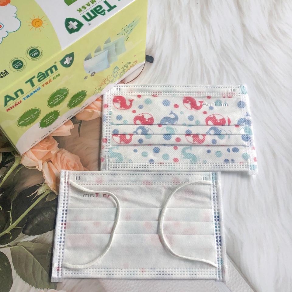 Khẩu Trang Y Tế Cho Bé 3 Lớp Chính Hãng An Tâm - Hộp 50 Cái -duoc-ban-tai-2TShop.Dealgiatot