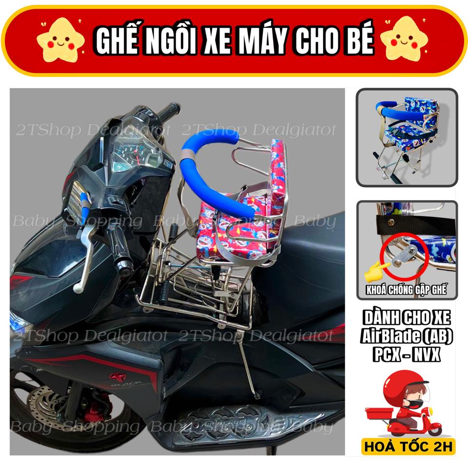 Ghế Ngồi Xe Máy Cho Bé Dưới 2 Tuổi - Dành Cho Xe AB(AirBlade), PCX, NVX-duoc-ban-tai-2TShop.Dealgiatot