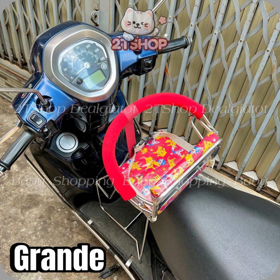 Ghế Ngồi Xe Máy Cho Bé Dưới 2 Tuổi Có Tựa Lưng - Dành Cho Xe Grande, Liberty, Latte, Venus Sao chép-duoc-ban-tai-2TShop.Dealgiatot