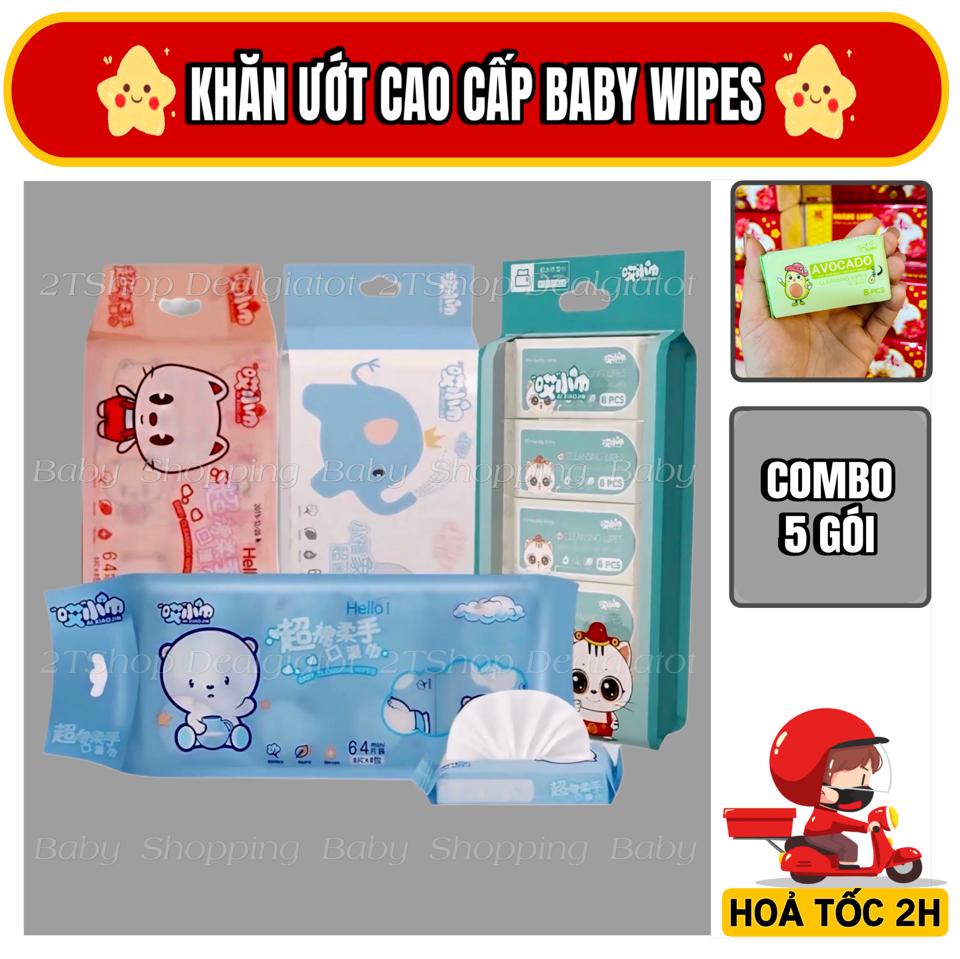 Khăn Ướt Mini Cao Cấp Chính Hãng Deeyeo - Bịch 8 Gói -duoc-ban-tai-2TShop.Dealgiatot