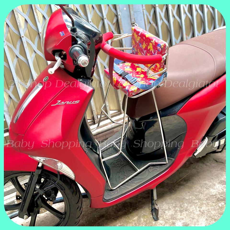 Ghế Ngồi Xe Máy Cho Bé Dưới 2 Tuổi Có Tựa Lưng - Dành Cho Xe SH Mode, Janus-duoc-ban-tai-2TShop.Dealgiatot