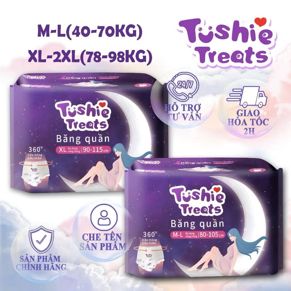 Băng Vệ Sinh Dạng Quần Tushie Treats Tiện Lợi Mềm Mại Thấm Hút An Toàn Thoải Mái - Gói 5 Miếng -duoc-ban-tai-2TShop.Dealgiatot