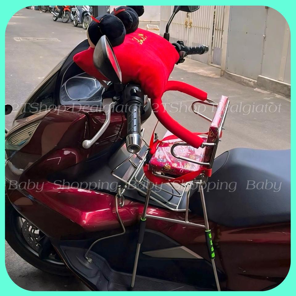 Ghế Ngồi Xe Máy Cho Bé Dưới 2 Tuổi Có Tựa Lưng - Dành Cho Xe AirBlade(AB), PCX, NVX-duoc-ban-tai-2TShop.Dealgiatot