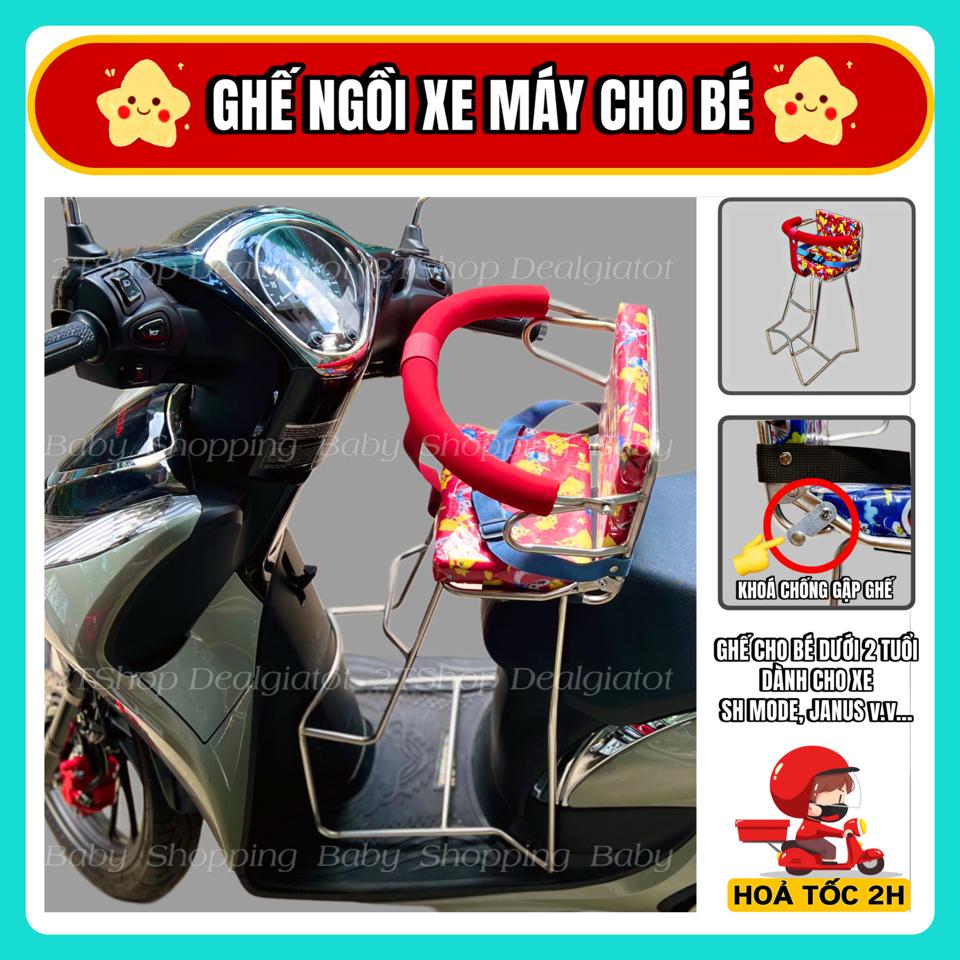 Ghế Ngồi Xe Máy Cho Bé Dưới 2 Tuổi Có Tựa Lưng - Dành Cho Xe SH Mode, Janus, Venus Sao chép-duoc-ban-tai-2TShop.Dealgiatot