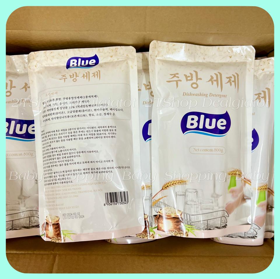 Nước Rửa Chén Bát Tinh Chất Gạo BLUE Chính Hãng Không Hại Da Tay-duoc-ban-tai-2TShop.Dealgiatot