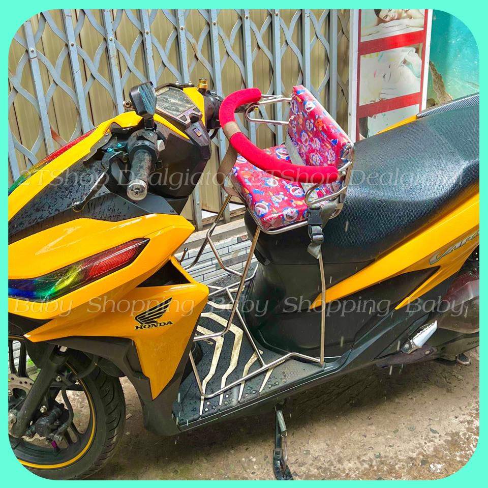 Ghế Ngồi Xe Máy Cho Bé Dưới 2 Tuổi Có Tựa Lưng - Dành Cho Xe Vario, Luvias, Click, Click Thái, Freego, Fino-duoc-ban-tai-2TShop.Dealgiatot