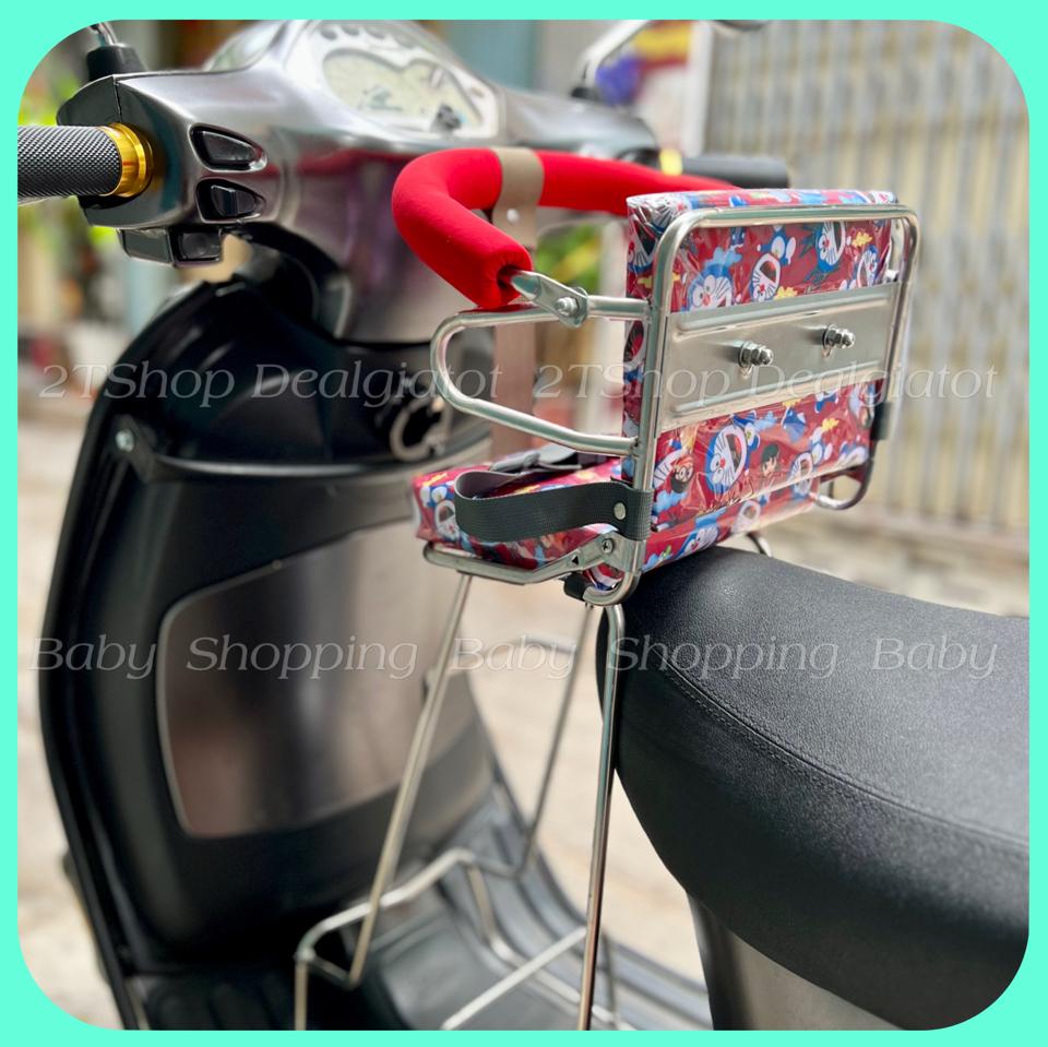 Ghế Ngồi Xe Máy Cho Bé Dưới 2 Tuổi Có Tựa Lưng - Dành Cho Xe Vespa LX, Vespa Sprint, Primavera, GTS-duoc-ban-tai-2TShop.Dealgiatot