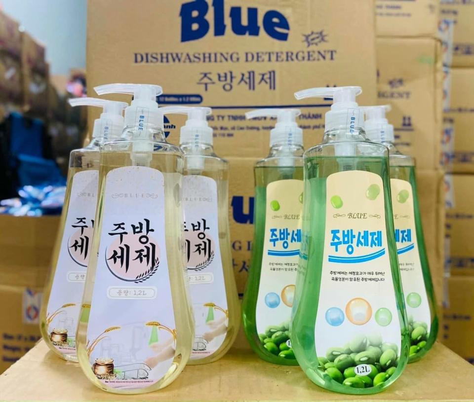 Nước Rửa Chén Bát Tinh Chất Gạo BLUE Chính Hãng Không Hại Da Tay-duoc-ban-tai-2TShop.Dealgiatot