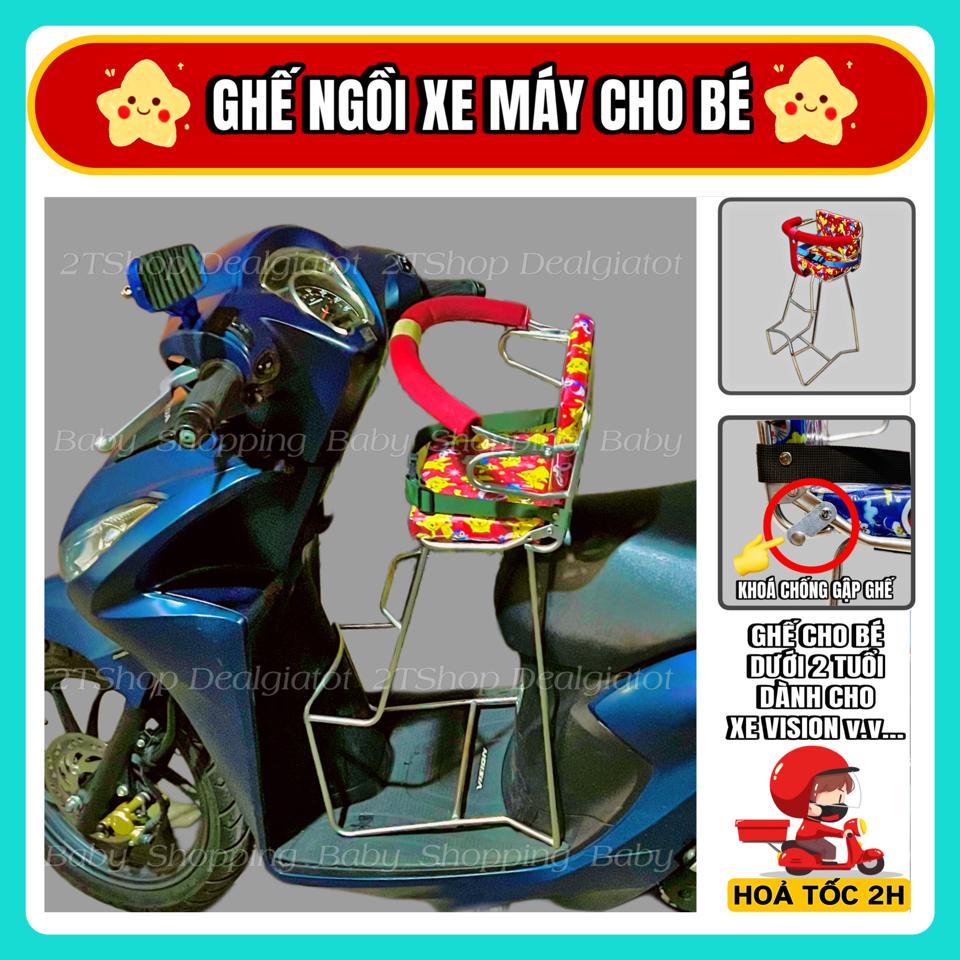Ghế Ngồi Xe Máy Cho Bé Dưới 2 Tuổi Có Tựa Lưng - Dành Cho Xe Vision Sao chép-duoc-ban-tai-2TShop.Dealgiatot