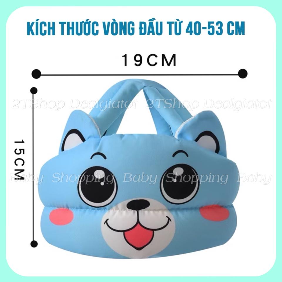 Mũ bảo vệ đầu cho bé, mũ chống ngã, chống va chạm in hình họa tiết xinh xắn-duoc-ban-tai-2TShop.Dealgiatot