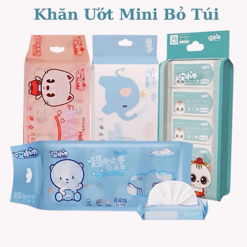 Khăn Ướt Mini Cao Cấp Chính Hãng Deeyeo - Bịch 8 Gói -duoc-ban-tai-2TShop.Dealgiatot