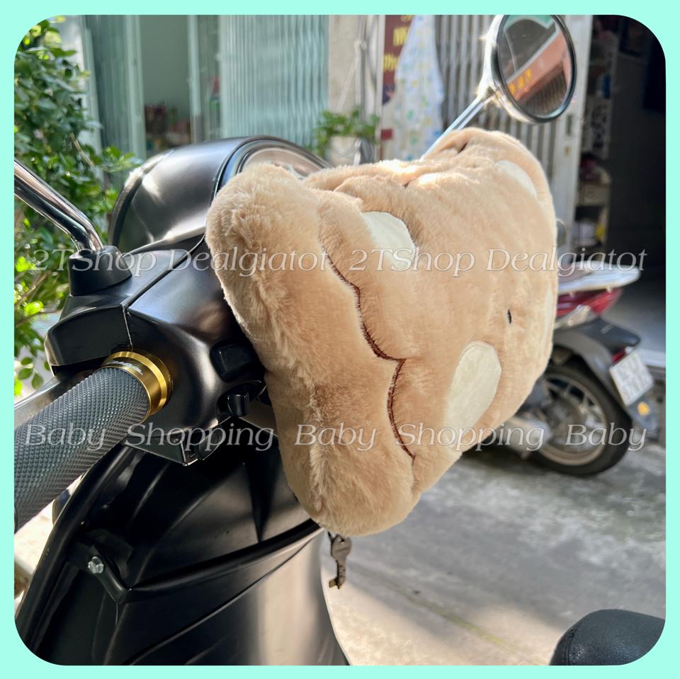Gối đi xe máy cho bé chống va đập, bảo vệ đầu cho bé, mẫu gấu bông dễ thương - Hàng loại 1 -duoc-ban-tai-2TShop.Dealgiatot