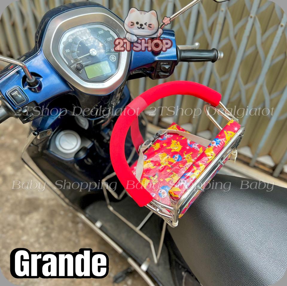 Ghế Ngồi Xe Máy Cho Bé Dưới 2 Tuổi Có Tựa Lưng - Dành Cho Xe Grande, Liberty, Latte, Venus Sao chép-duoc-ban-tai-2TShop.Dealgiatot