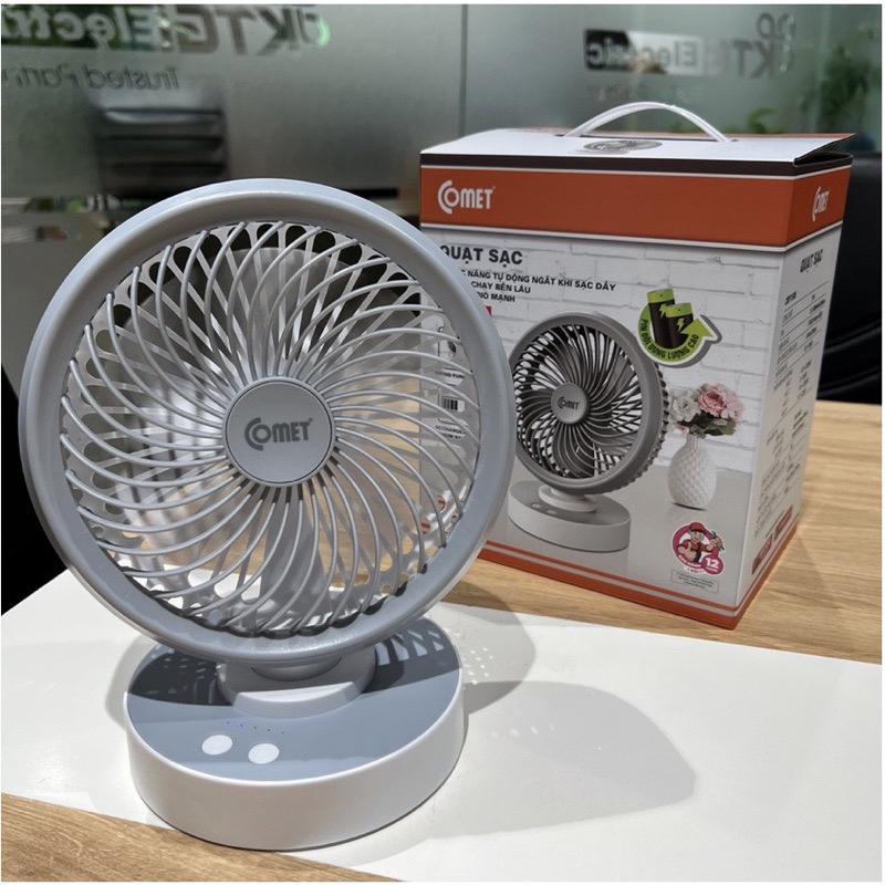 Quạt Sạc Tích Điện Comet CRF1506 7W-duoc-ban-tai-2TShop.Dealgiatot