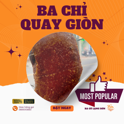 Ba Chỉ Quay - 100g-duoc-ban-tai-Ba Cô Lạng Sơn