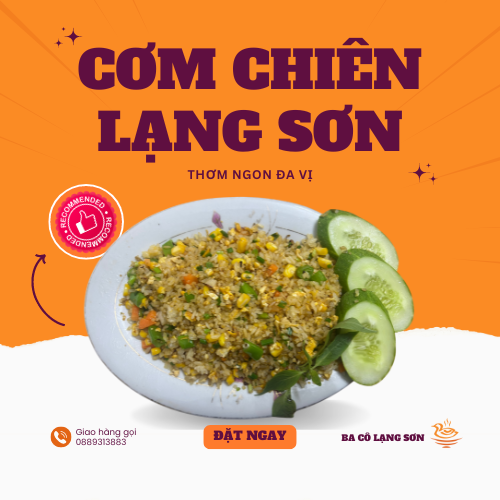 Cơm Chiên-duoc-ban-tai-Ba Cô Lạng Sơn