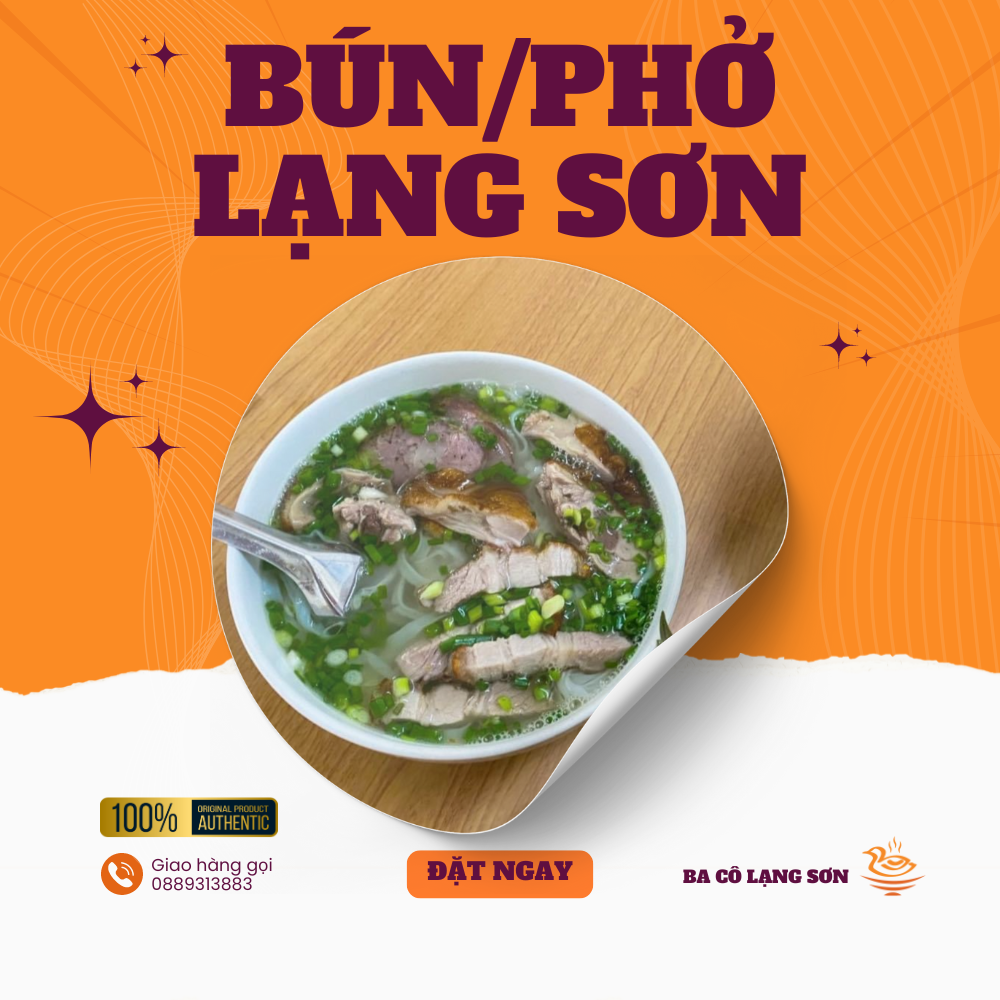 Phở / Bún Lạng Sơn-duoc-ban-tai-Ba Cô Lạng Sơn