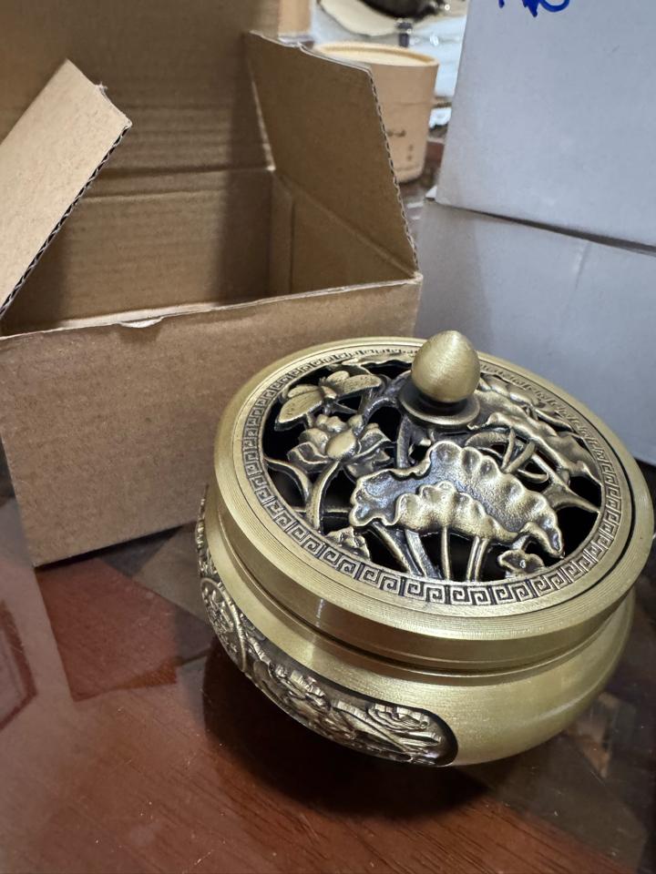 Lư đồng cao cấp khắc thân kèm nỉ chống cháy-duoc-ban-tai-TRẦM HƯƠNG DADA