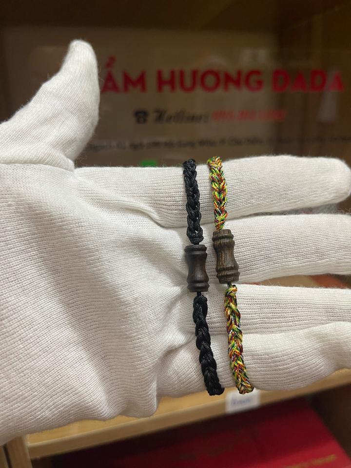 Vòng nam nữ tết dây gắn đốt trúc -duoc-ban-tai-TRẦM HƯƠNG DADA