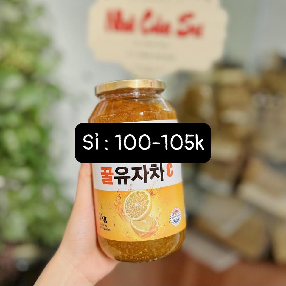 Mật ong chanh đào Hàn Quốc-duoc-ban-tai-Nhà mít