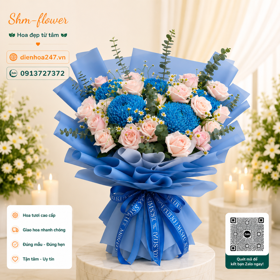 Bó hoa chúc mừng 17-duoc-ban-tai-Dịch vụ Điện hoa toàn quốc