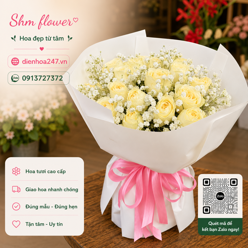 Bó hoa chúc mừng 26-duoc-ban-tai-Dịch vụ Điện hoa toàn quốc