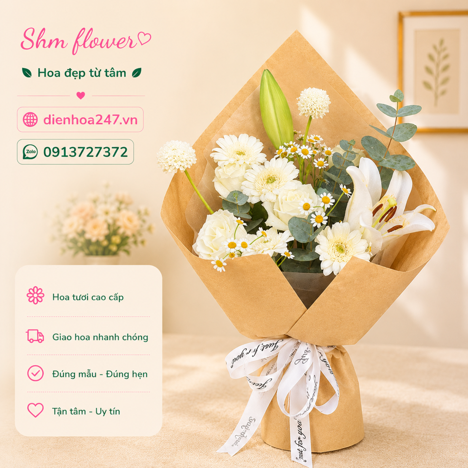 Bó hoa chúc mừng 35-duoc-ban-tai-Dịch vụ Điện hoa toàn quốc