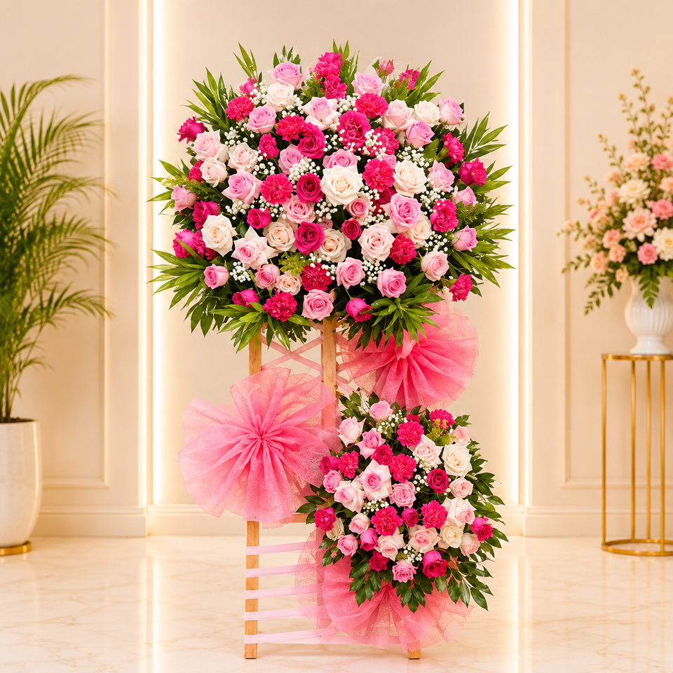 Lẵng hoa chúc mừng 28-duoc-ban-tai-Dịch vụ Điện hoa toàn quốc