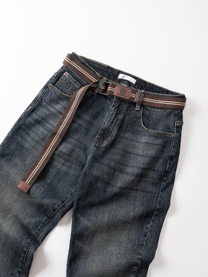 Quần jean carrot fit xanh đậm Lulu DNST 9397-duoc-ban-tai-𝗚𝗜𝗡 𝗕𝗢𝗨𝗧𝗜𝗤𝗨𝗘