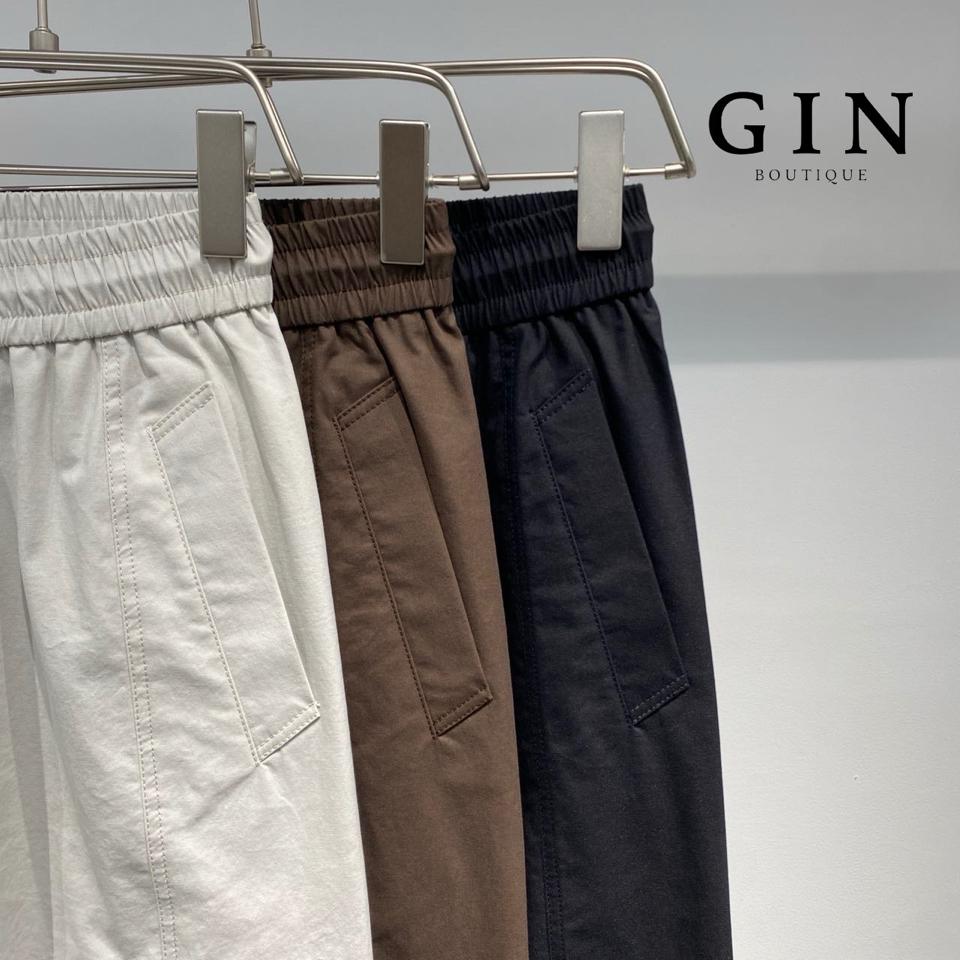 Quần baggy kaki dây U DNST 6622 - Ghi sáng-duoc-ban-tai-𝗚𝗜𝗡 𝗕𝗢𝗨𝗧𝗜𝗤𝗨𝗘