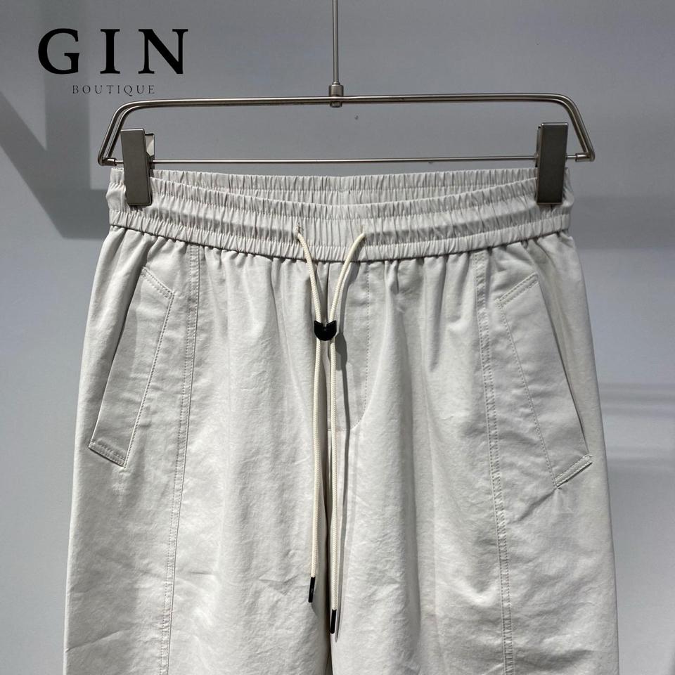 Quần baggy kaki dây U DNST 6622 - Ghi sáng-duoc-ban-tai-𝗚𝗜𝗡 𝗕𝗢𝗨𝗧𝗜𝗤𝗨𝗘
