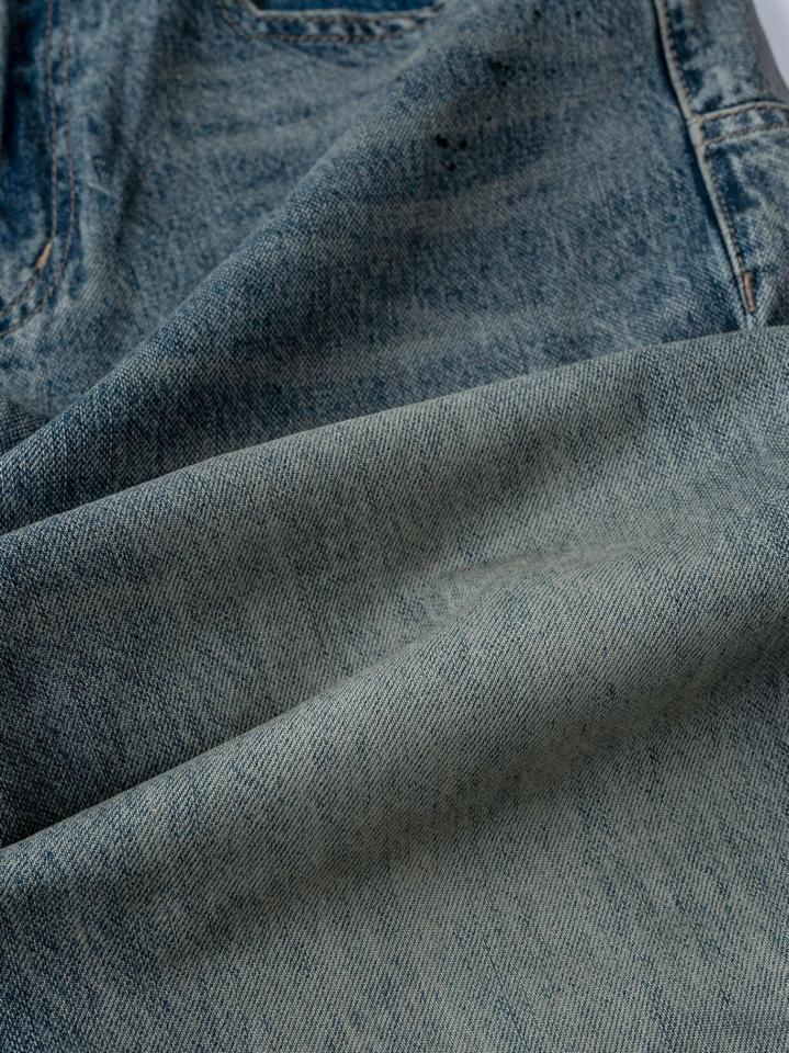Quần jean xanh baggy vẩy sơn DNST 63226-duoc-ban-tai-𝗚𝗜𝗡 𝗕𝗢𝗨𝗧𝗜𝗤𝗨𝗘