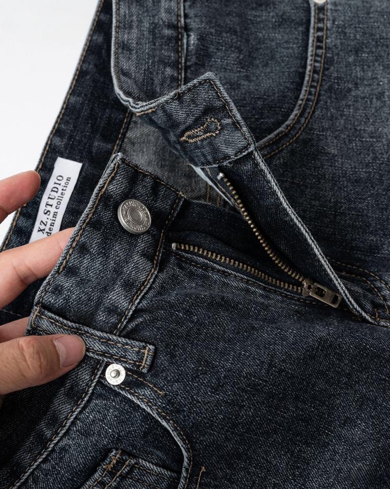 Quần short jeans xanh đậm DNST 3305-duoc-ban-tai-𝗚𝗜𝗡 𝗕𝗢𝗨𝗧𝗜𝗤𝗨𝗘