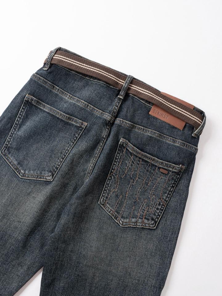 Quần jean carrot fit xanh đậm Lulu DNST 9397-duoc-ban-tai-𝗚𝗜𝗡 𝗕𝗢𝗨𝗧𝗜𝗤𝗨𝗘