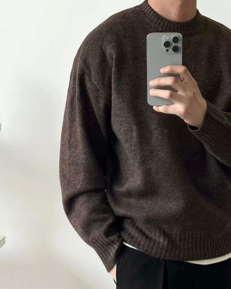 Áo len trơn Cashmere DNST 5017-duoc-ban-tai-𝗚𝗜𝗡 𝗕𝗢𝗨𝗧𝗜𝗤𝗨𝗘