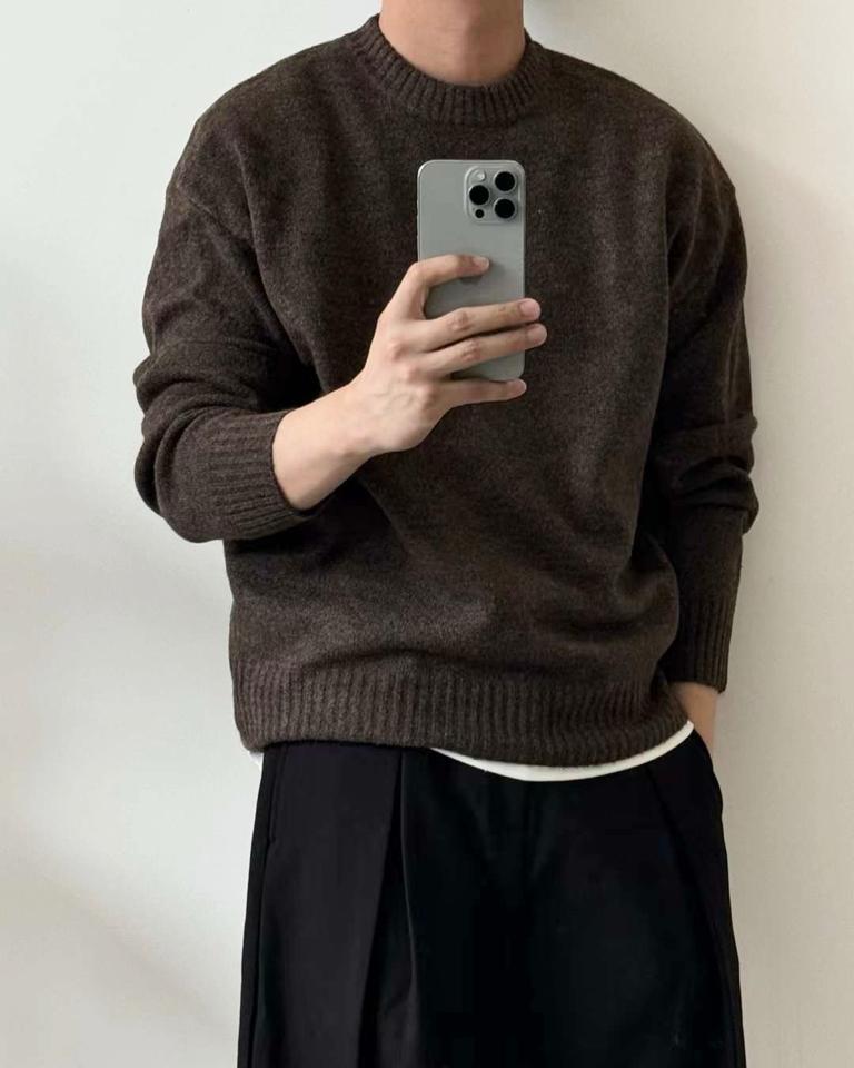 Áo len trơn Cashmere DNST 5017-duoc-ban-tai-𝗚𝗜𝗡 𝗕𝗢𝗨𝗧𝗜𝗤𝗨𝗘