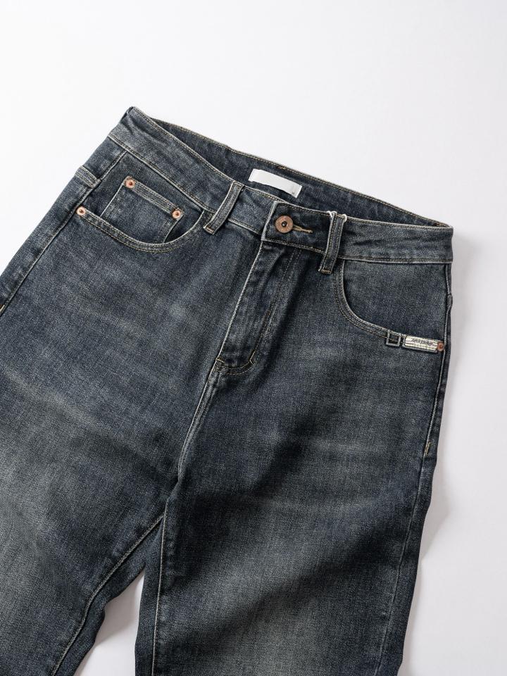 Quần jean carrot fit xanh trơn Art DNST 6202-duoc-ban-tai-𝗚𝗜𝗡 𝗕𝗢𝗨𝗧𝗜𝗤𝗨𝗘