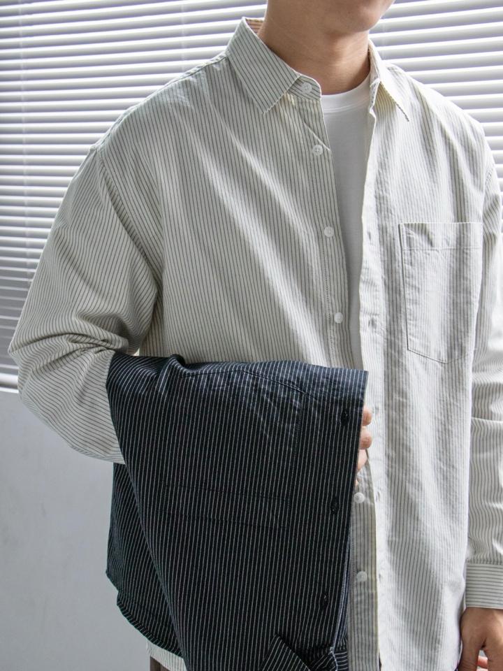 Áo sơ mi kẻ sọc DNST 2445-duoc-ban-tai-𝗚𝗜𝗡 𝗕𝗢𝗨𝗧𝗜𝗤𝗨𝗘