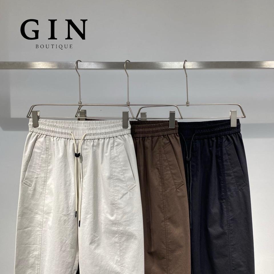 Quần baggy kaki dây U DNST 6622 - Ghi sáng-duoc-ban-tai-𝗚𝗜𝗡 𝗕𝗢𝗨𝗧𝗜𝗤𝗨𝗘